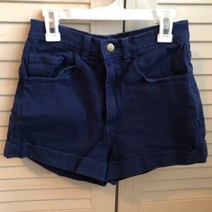 Blue Denim American Apparel Shorts
